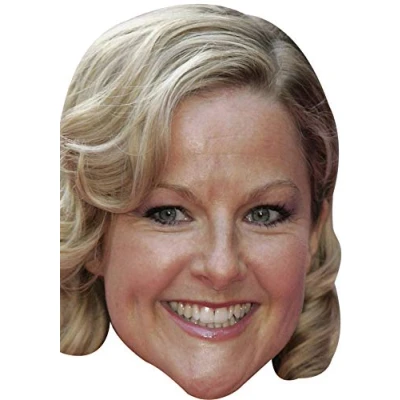 Image of FoxyPrinting Sarah Hadland Celebrity Cardboard Party Face Mask Fancy Dress