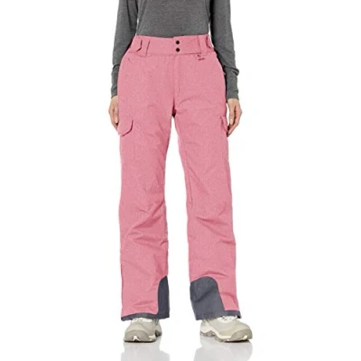 Image of Arctix Women&#039;s Snow Sports Insulated Cargo Pants Skiing, Pink Rose, XL x 31L