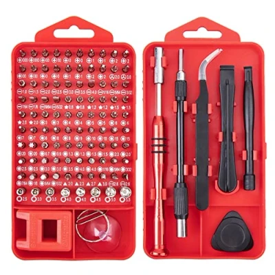Image of Hi Spec 108pc Precision Screwdriver Bits &amp; Opening Pry Bar Tool Kit Set for Electronics, Mobile Phones, Drones Gadget Repair
