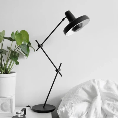Image of GRUPA Arigato table lamp, three piece arm black