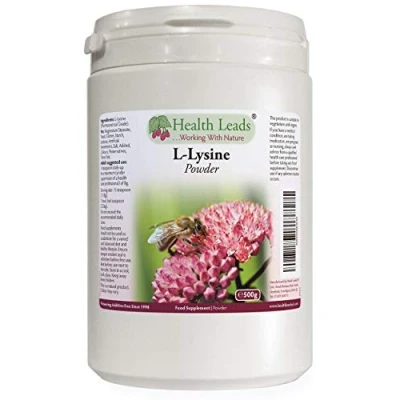 Image of L Lysine Powder 500g Pharmaceutical Grade (Additive Free)