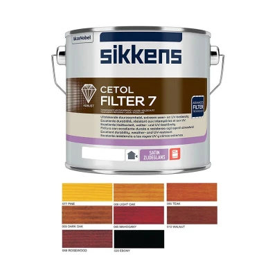 Image of Sikkens Cetol Filter 7 Plus Translucent Woodstain Light Oak 2.5 litre SIKCF7PLO25