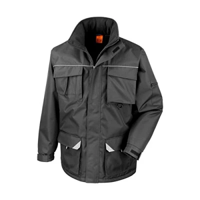 Image of Result R301X Work Guard Sabre Long Coat Black, Medium