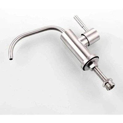 Image of Stainless Steel Kitchen Direct Drinking Water Filter Tap Reverse Osmosis Sink Faucet Single Handle Purifier Silver