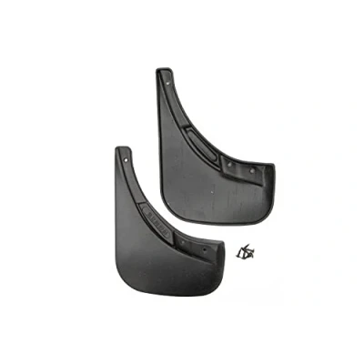 Image of FROSCH Car Rubber Mudflaps rear for FIAT 500, 2011 2 pcs with Fastener &amp; Mounting Screws