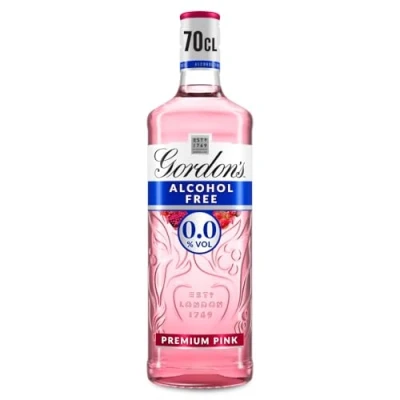 Image of Gordon&#039;s Premium Pink Alcohol Free Spirit 0% vol 70cl Bottle