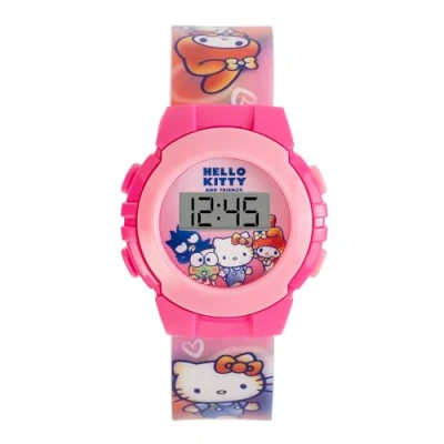 Image of Kids Euroswan Hello Kitty and Friends Girls Digital Watch with Silicone Strap