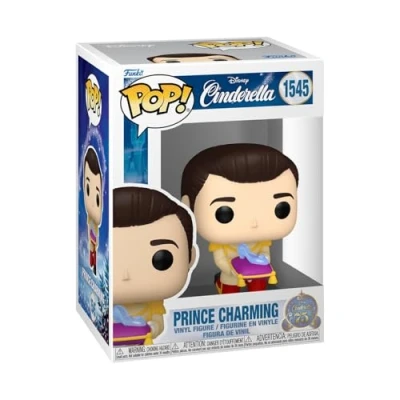 Image of Funko Pop! Disney: Cinderellas 75th Prince Charming Collectable Vinyl Figure Gift Idea Official Merchandise Toys for Kids &amp; Adults Movies Fans Model Collectors and Display