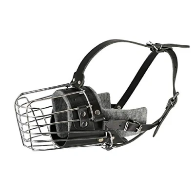Image of DINGO GEAR Dog Training Muzzle, Military K9 Agitation Metal Muzzle for Working Dogs S03004