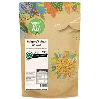 Image of Wholefood Earth Bulgar/Bulgur Wheat 1 kg GMO Free Natural High Fibre
