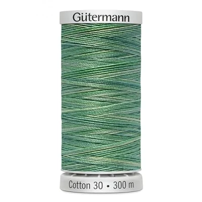 Image of Gutermann No 30 Sulky Cotton Embroidery Thread 300m 4015 Green Each