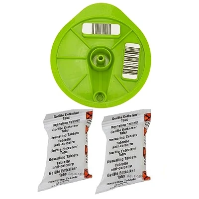 Image of Aqualogis Coffee Machine For T Disc TASSIMO Bosch, Service Yellow Orange 2 Descaling Tablets