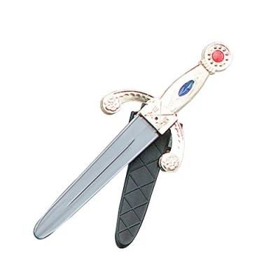 Image of Bristol Novelty BA058 Jewelled Dagger in Sheath, Unisex Adult, 10 Inch