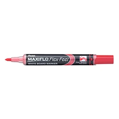 Image of Pentel Maxiflo Flex Feel Whiteboard Marker Pack of 1 red