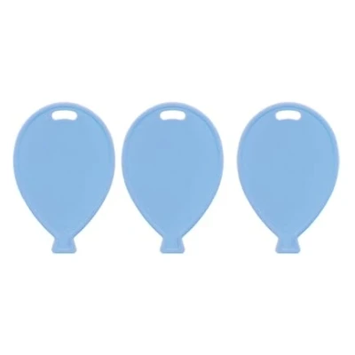 Image of RPP Balloon Shaped Plastic Balloons Weights pack of 10 (Blue)