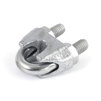Image of 5 pcs galvanised Steel Wire Rope Clip DIN 741 6mm