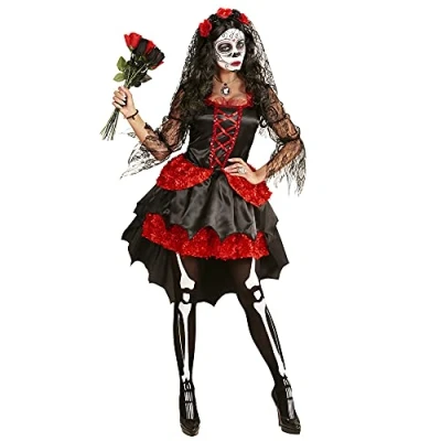 Image of W WIDMANN MILANO Party Fashion Dia de los Muertos Bride Costume, Halloween, Carnival, Theme Parties