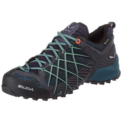 Image of Salewa Wildfire Gore Tex Women&#039;s Approach Shoes, Black, 8