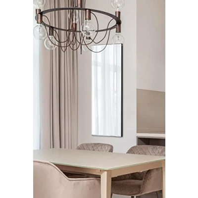 Image of MirrorOutlet New Single Bevelled Venetian Wall Mirror 120 x 40CM 3ft11 1ft4, Frameless, YC104