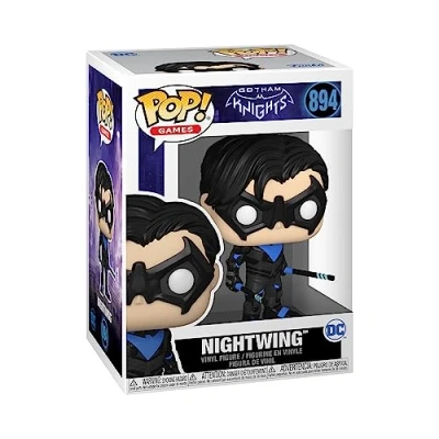 Image of Funko POP! Games: Gotham Knights Nightwing Batman Collectable Vinyl Figure Gift Idea Official Merchandise Toys for Kids &amp; Adults Video Games Fans Model Collectors