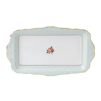 Image of Royal Albert Polka Rose Vintage Sandwich Tray