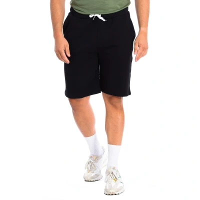 Image of La Martina TMB003 FP221 Mens sports shorts Black Cotton Size 2XL