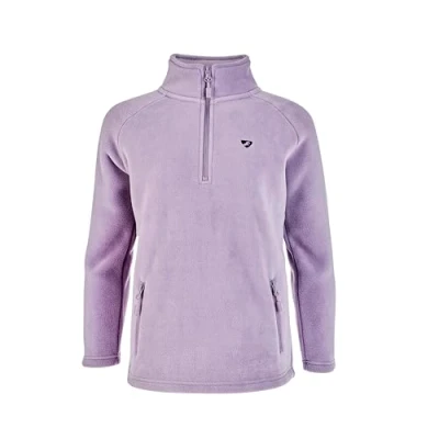 Image of Aubrion Shires Restore Children&#039;s Half Zip Fleece Mauve 9/10Yrs,