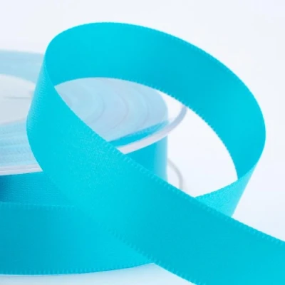 Image of Italian Options Satin Ribbon, 38mm Wide x 25 Metre Roll, Turquoise