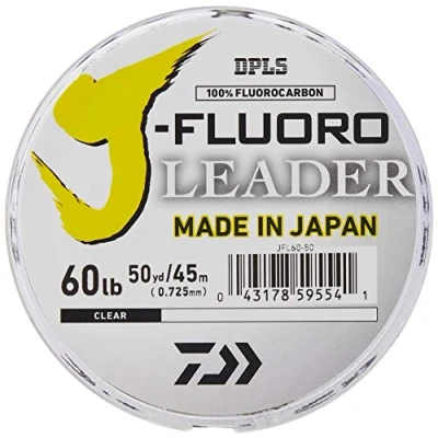 Image of Daiwa J Fluoro Fluorocarbon Leader 60 Pound 50 Yards, Multi, One Size