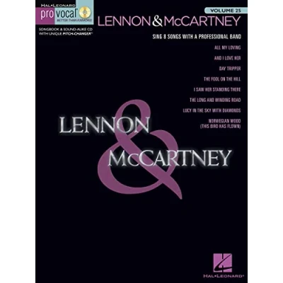 Image of Pro Vocal Volume 25: Lennon &amp; McCartney: Men&#039;s Edition 25