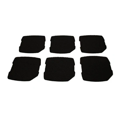 Image of LTWHOME Replacement Carbon Filter Pads Fit for Eheim 2628760 Professional 3e 2076/2078/450/700/600T (Pack of 6)