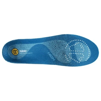 Image of Sidas 3Feet High Arch Insoles, Blue, 35 36 EU, 2 3 UK, Manufacture Size: XS