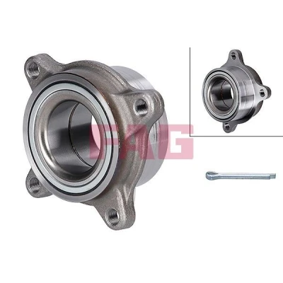 Image of 6000609410, 6000609411 Wheel bearing kit FAG 713 6198 60 Photo corresponds to scope of supply 88mm MITSUBISHI: L200 / Triton IV Pickup