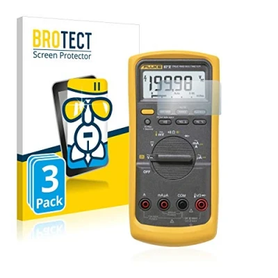 Image of brotect Glass Screen Protector Film compatible with Fluke 87v (3 Pack) Foil 9H Protection [Scratch Resistant, High Clarity]
