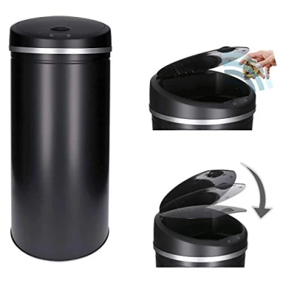 Image of GEORGES Automatic Sensor Bin 30 L 40 50 Stainless Steel Varnished (40 liters, black)