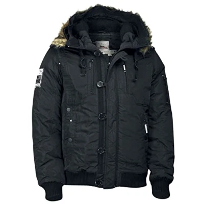 Image of Lonsdale Jarreth Men&#039;s Coat Black XL