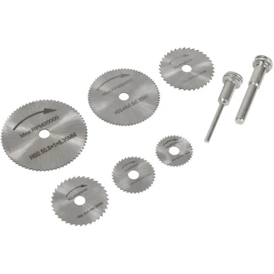 Image of Sealey Rotary Drill Saw Blade Set 8 Piece