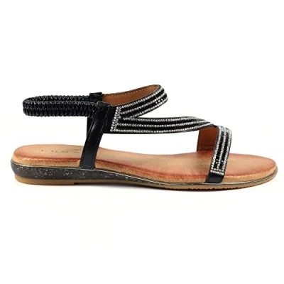 Image of Ladies Blaise II Black Sandal 4 UK