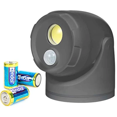 Image of Northpoint LED Spotlight with Motion Sensor and Ground Spike 5000 K Neutral White 450 lm Integrated Timer D Batteries (Anthracite)