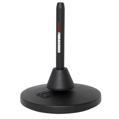 Image of Gator Frameworks Upright Weighted Round Base Stand for Clarinets or Flutes (GFW BNO CLRFLU),Black