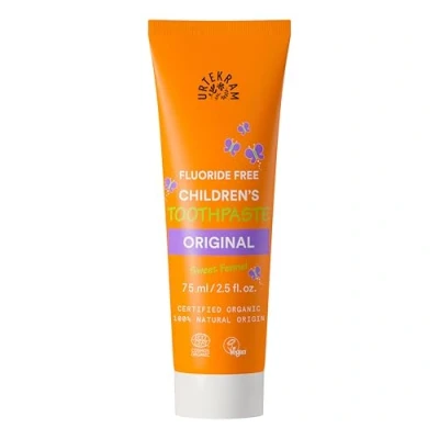 Image of Urtekram Childrens Toothpaste Liquorice 75 ml No Fluoride 100% Ingredients of Natural Origin