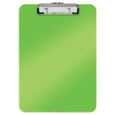 Image of Leitz 39710054 A4 Clipboard, Rigid Plastic, WOW Range, Green