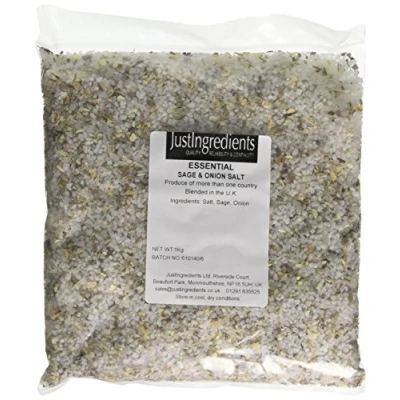 Image of JustIngredients Essentials Sage and Onion Salt, 1 kg Pack of 2