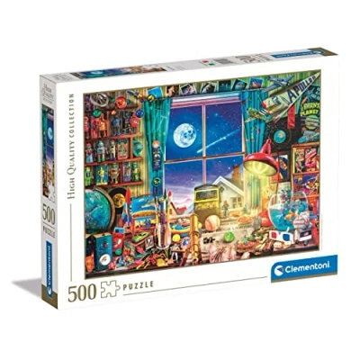 Image of Clementoni 35148 collection To The Moon Jigsaw Puzzle 500 Pieces, For Adults Made In Italy