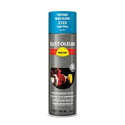 Image of 2123 Light Blue Hard Hat Quick Dry Spray Paint Aerosol 500ml