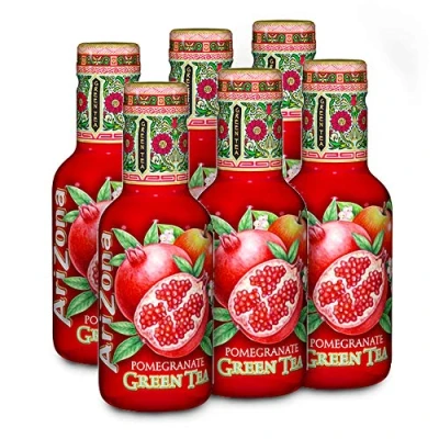 Image of AriZona Pomegranate Green Tea 500ml (Pack of 6)