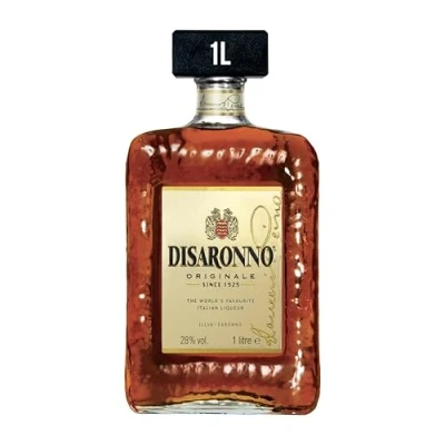 Image of Disaronno Originale Amaretto Iconic Italian Liqueur, Sweet and Fruity Character, Gluten Free, Made in Italy, Bottle of 100 cl, 28% ABV