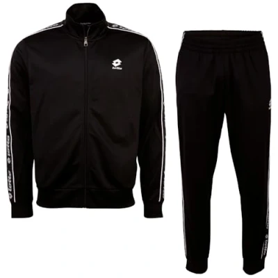 Image of LOTTO 1324008 Men&#039;s Training Suit, Regular Fit, Caviar M