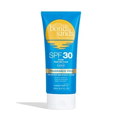 Image of Bondi Sands SPF 30 Lotion Fragrance Free Suncreen 150ml