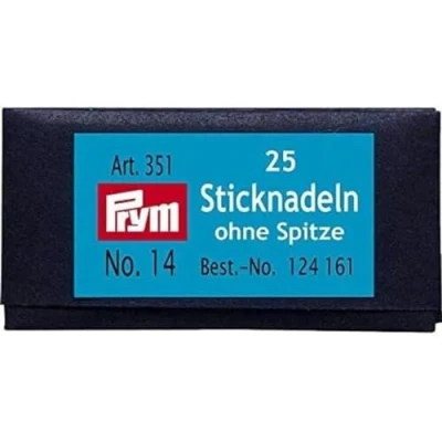 Image of Prym Embroidery Needles, Alloy Steel, Silver, No.14, 60 x 1,9 mm, 25 Stück